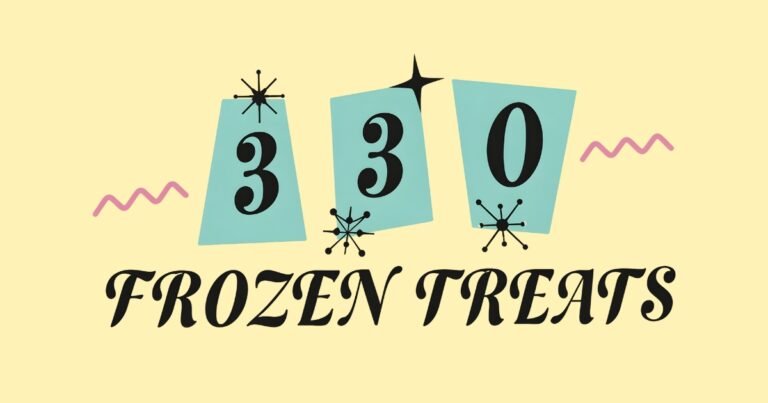 330 Frozen Treats logo, a rolled ice cream shop on Historic C-Street.