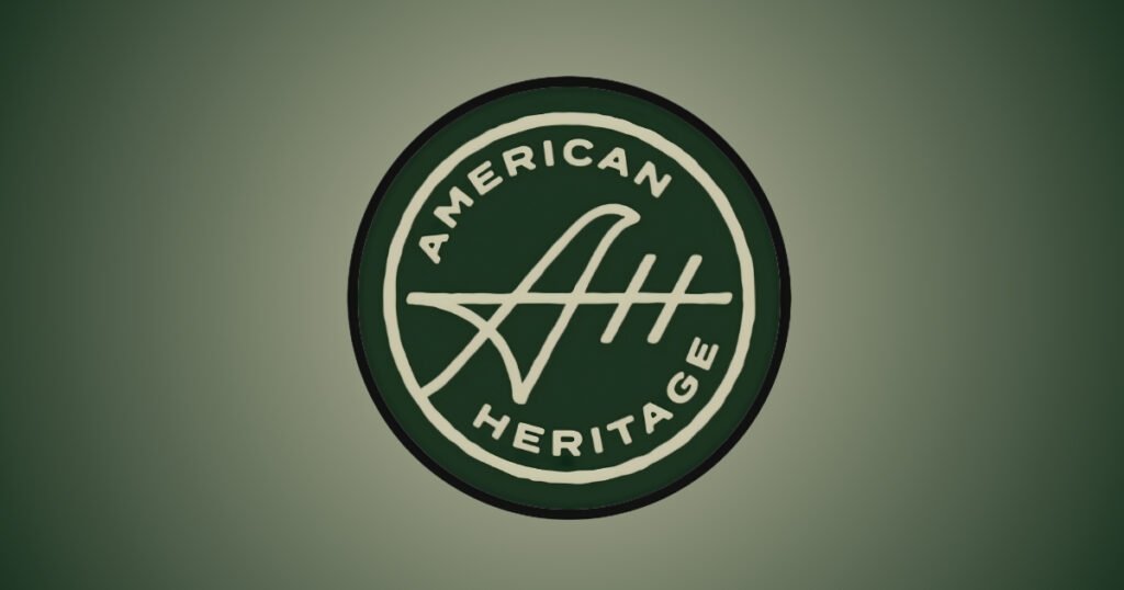 American Heritage logo, a heritage apparel and outdoors shop on Historic C-Street.