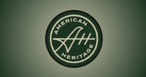 American Heritage logo, a heritage apparel and outdoors shop on Historic C-Street.