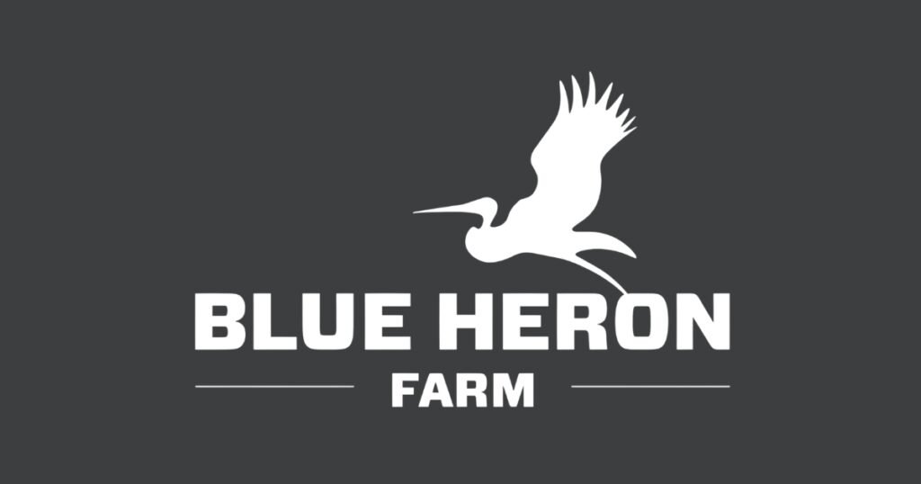 Blue Heron Farm & Bakery logo, a scratch bakery and espresso spot on Historic C-Street.