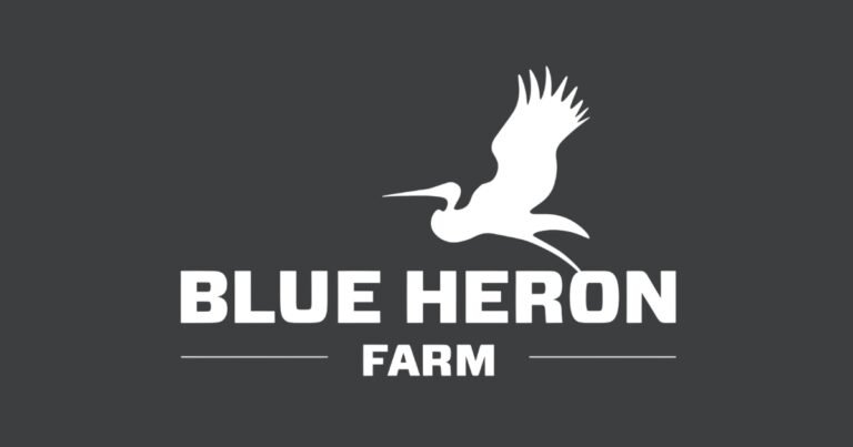 Blue Heron Farm & Bakery logo, a scratch bakery and espresso spot on Historic C-Street.