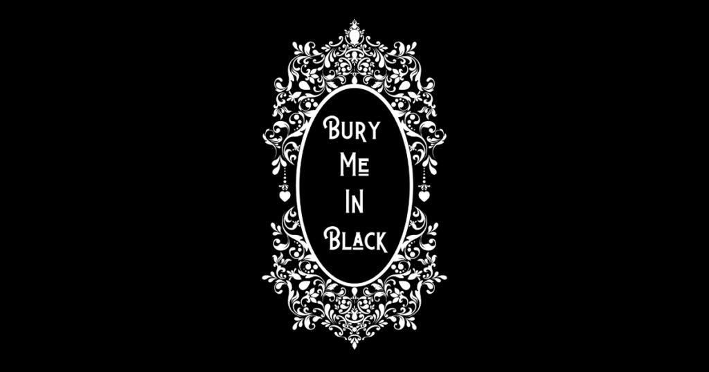 Bury Me In Black logo, an alternative fashion boutique on Historic C-Street.