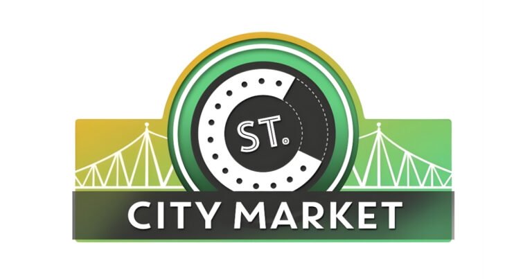 C-Street City Market logo, the Saturday farmers market on Historic Commercial Street in Springfield, MO.