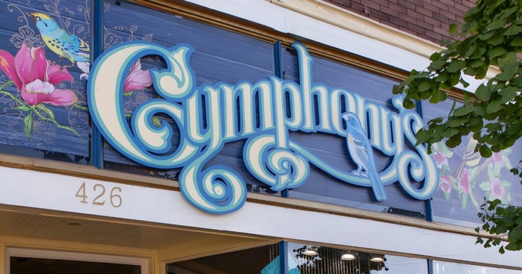 Cymphony's, a vintage clothing and gift shop on Historic C-Street in Springfield, Missouri.