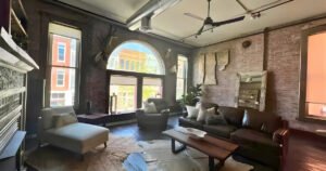 In The Midst Loft, a spacious central loft stay on Historic C-Street in Springfield, Missouri.