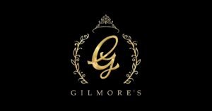 Ms. Gilmore's crowned G monogram logo, a tearoom and boutique on Historic C-Street in Springfield, Missouri.
