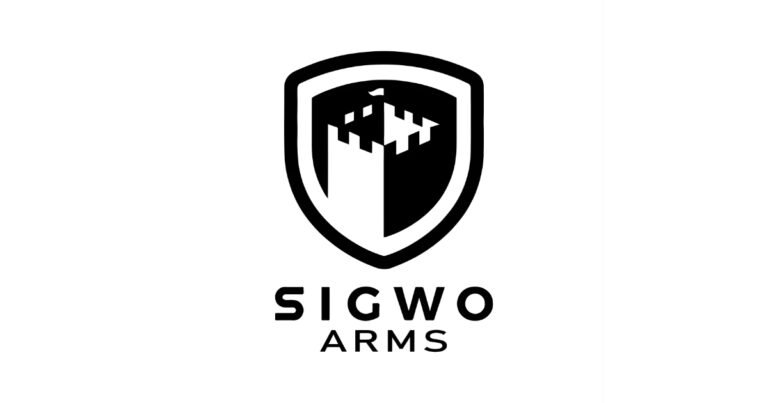 SIGWO Arms shield logo with a skyline motif, a historic building on Historic Commercial Street, Springfield, MO.