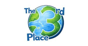 The 3rd Place logo with a globe motif, a community gathering space on Historic C-Street in Springfield, MO.