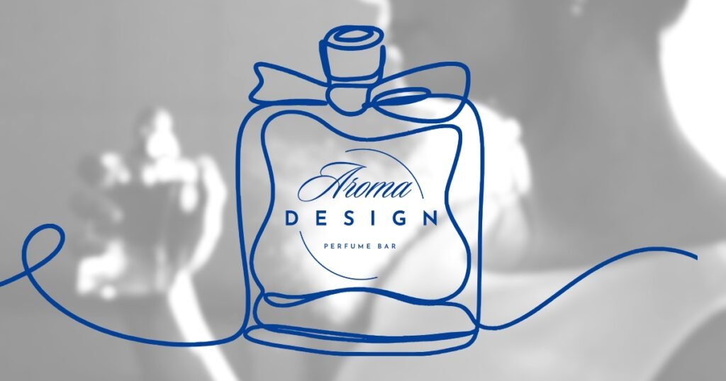 Aroma Design perfume bar logo for the C-Street design workshop and scent bar, Springfield, Missouri.