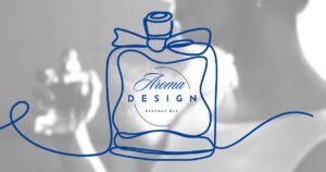 Aroma Design perfume bar logo for the C-Street design workshop and scent bar, Springfield, Missouri.