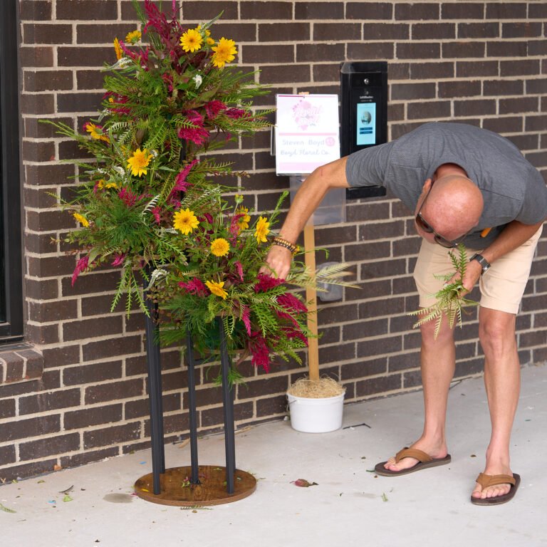 The C-Street Floral Stroll, a one-mile loop of floral arrangements on C-Street in June in Springfield, MO