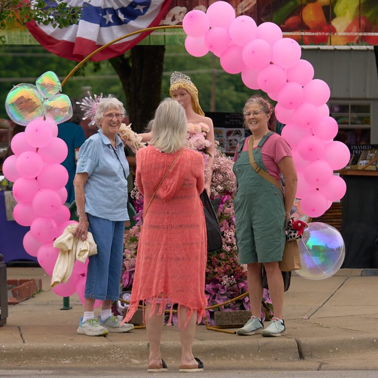 The C-Street Floral Stroll, a one-mile loop of floral arrangements on C-Street in June in Springfield, MO