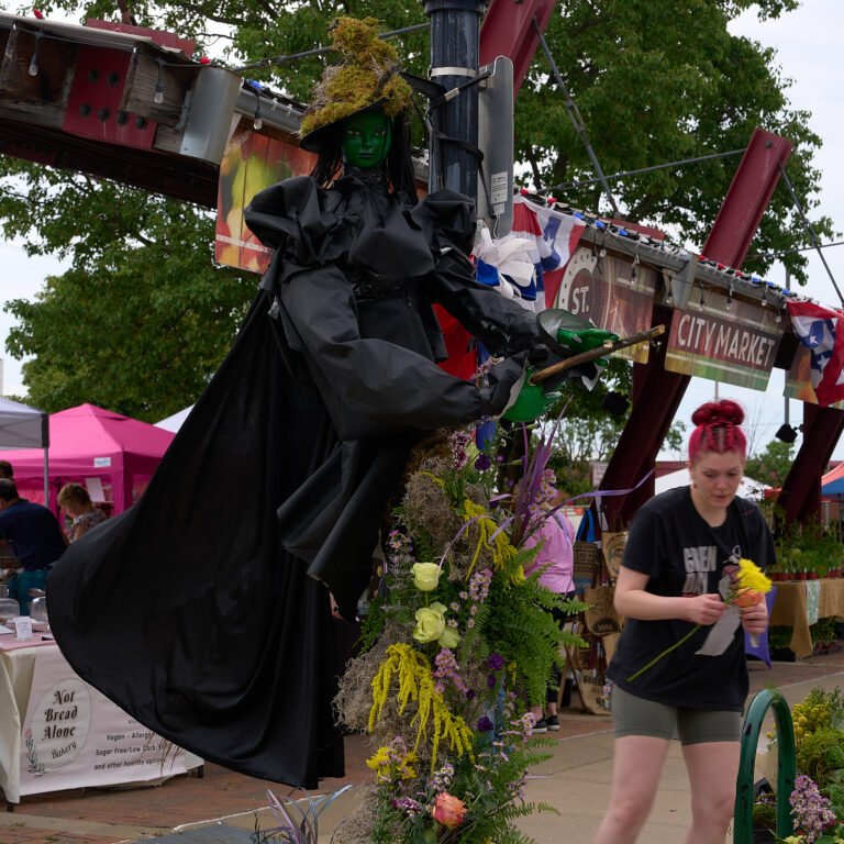 The C-Street Floral Stroll, a one-mile loop of floral arrangements on C-Street in June in Springfield, MO
