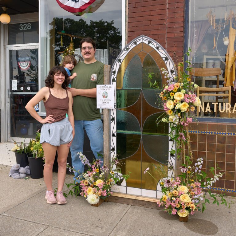 The C-Street Floral Stroll, a one-mile loop of floral arrangements on C-Street in June in Springfield, MO