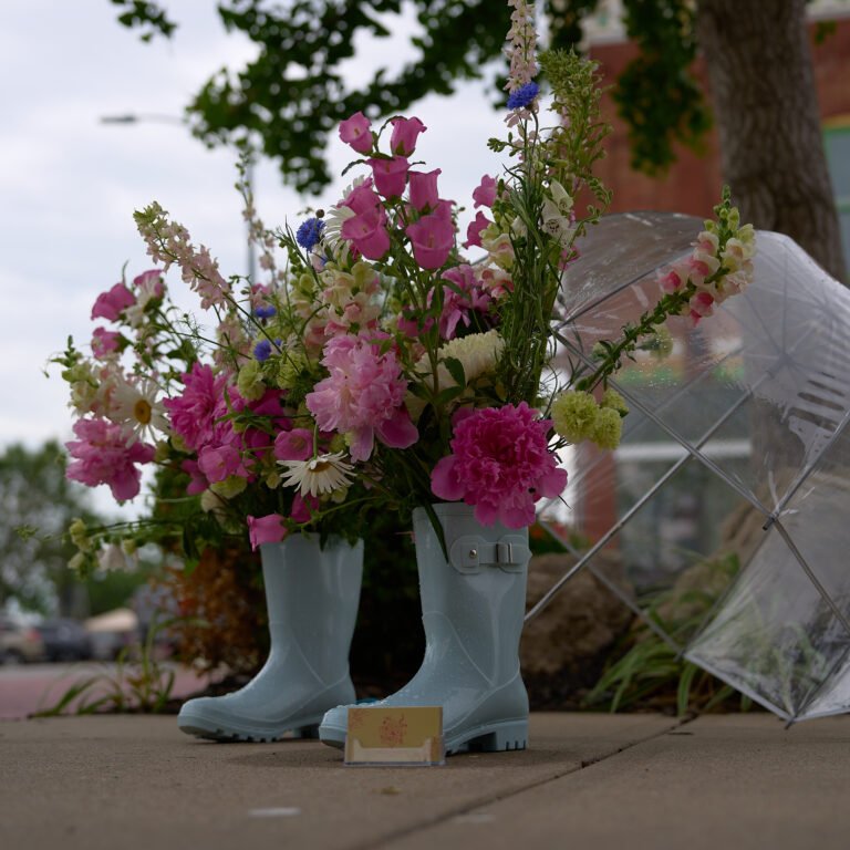 The C-Street Floral Stroll, a one-mile loop of floral arrangements on C-Street in June in Springfield, MO