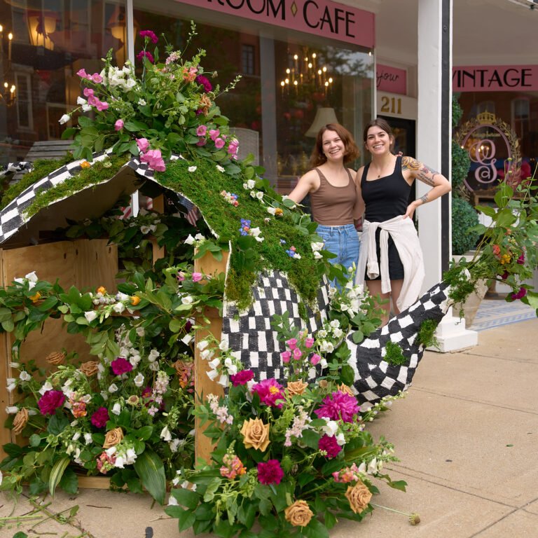 The C-Street Floral Stroll, a one-mile loop of floral arrangements on C-Street in June in Springfield, MO