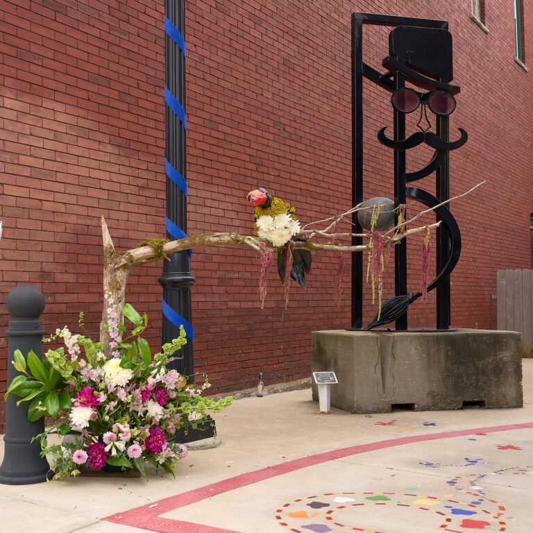 The C-Street Floral Stroll, a one-mile loop of floral arrangements on C-Street in June in Springfield, MO