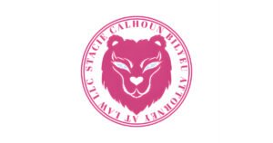 Stacie Calhoun Bilyeu Attorney at Law seal with a lioness crest, in Springfield's Historic C-Street district.