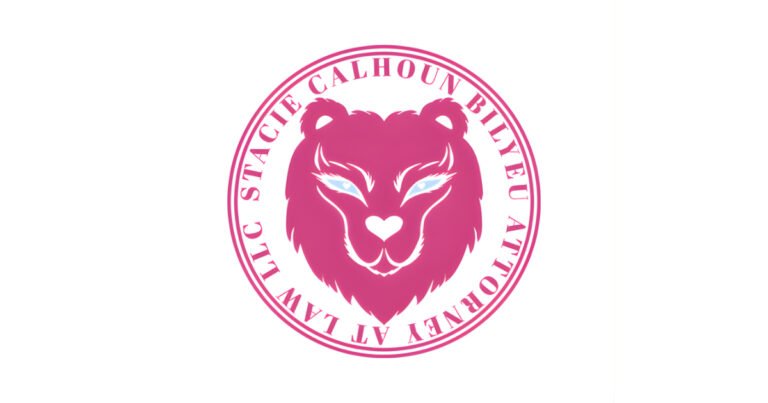 Stacie Calhoun Bilyeu Attorney at Law seal with a lioness crest, in Springfield's Historic C-Street district.