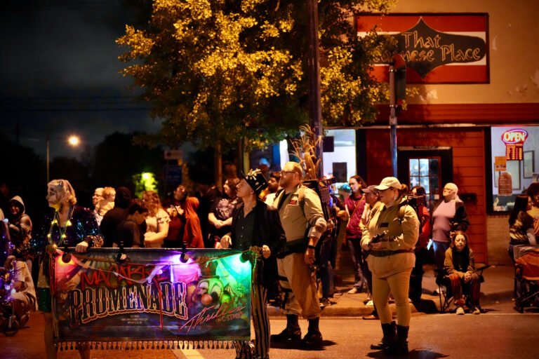 Costumed participants at Thriller on C-Street, a Halloween event on Historic Commercial Street, Springfield, MO