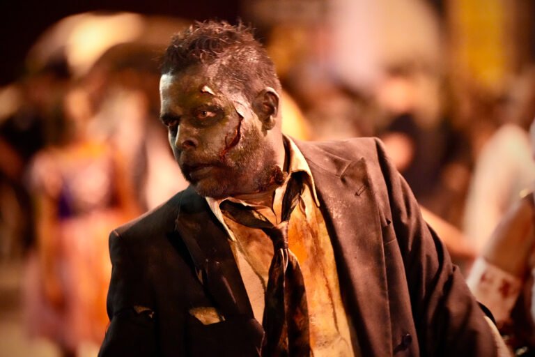 Costumed participants at Thriller on C-Street, a Halloween event on Historic Commercial Street, Springfield, MO