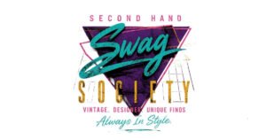 Second Hand Swag Society logo for the vintage and designer resale boutique on Historic C-Street in Springfield, Missouri